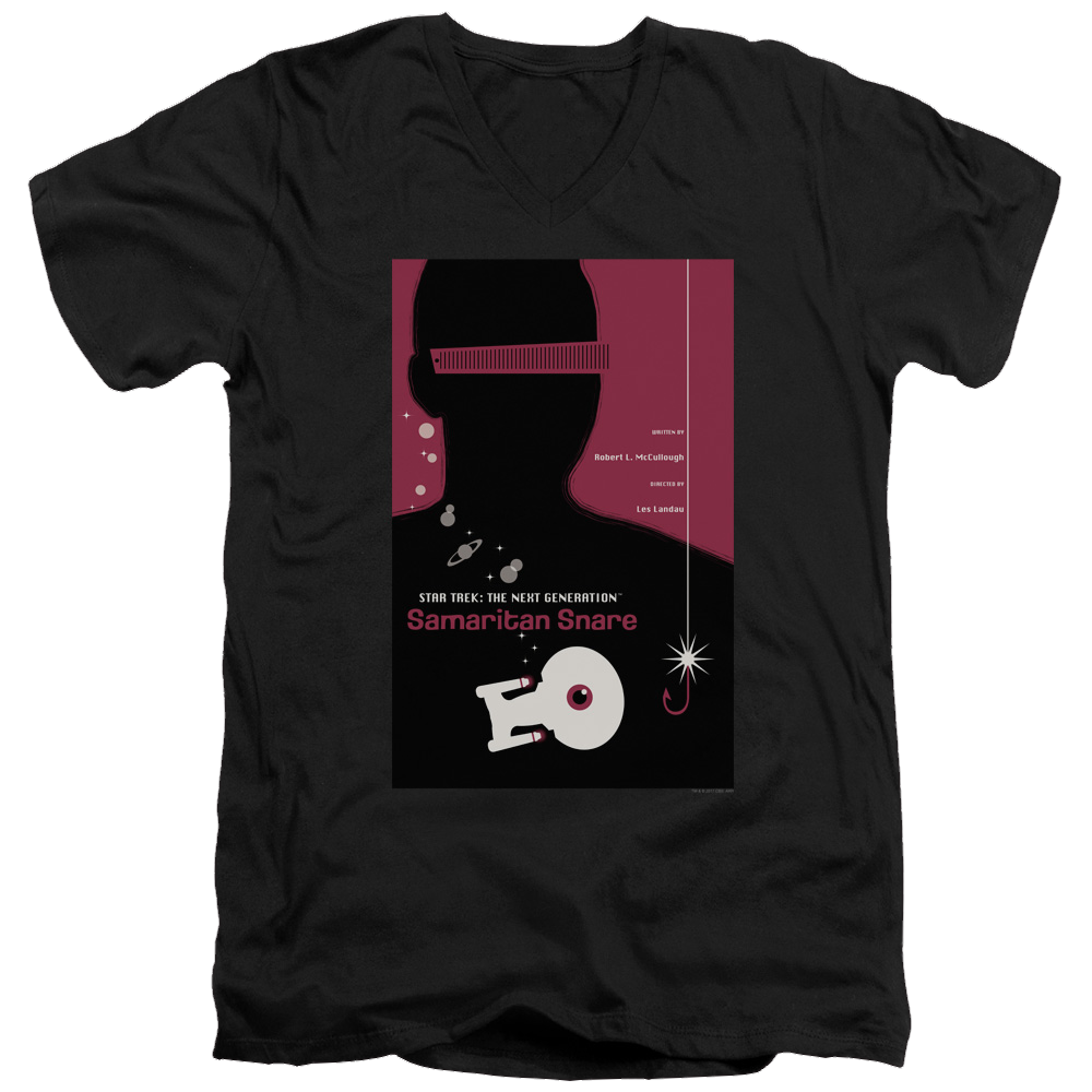 Star Trek The Next Generation Tng Season 2 Episode 17 - Men's V-Neck T-Shirt Men's V-Neck T-Shirt Star Trek   