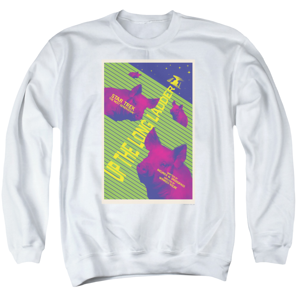Star Trek The Next Generation Tng S2 Ep18 - Men's Crewneck Sweatshirt Men's Crewneck Sweatshirt Star Trek   