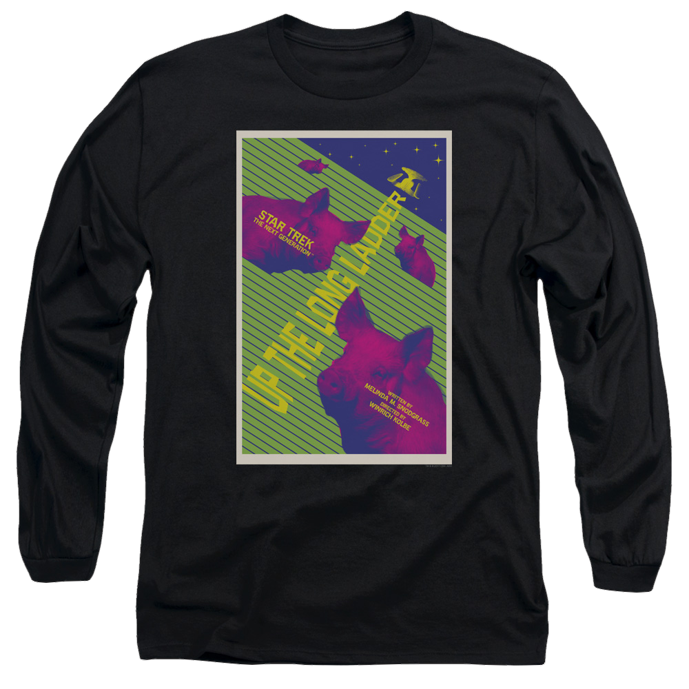 Star Trek The Next Generation Season 2 Episode 18 - Men's Long Sleeve Men's Long Sleeve T-Shirt Star Trek   