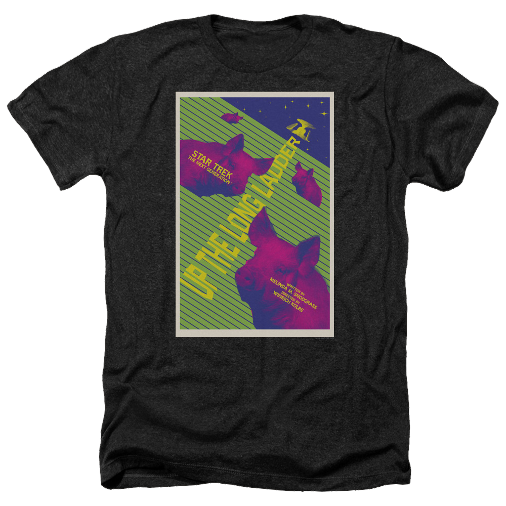 Star Trek The Next Generation Tng Season 2 Episode 18 - Men's Heather T-Shirt Men's Heather T-Shirt Star Trek   