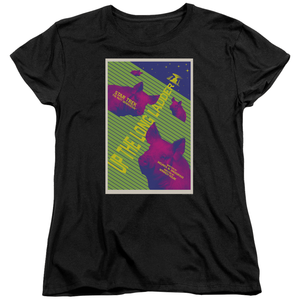 Star Trek The Next Generation Tng Season 2 Episode 18 - Women's T-Shirt Women's T-Shirt Star Trek   