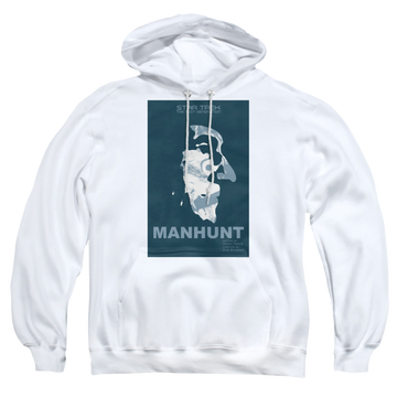 White pullover hoodie with Star Trek The Next Generation Tng Season 2 Episode 19 graphic
