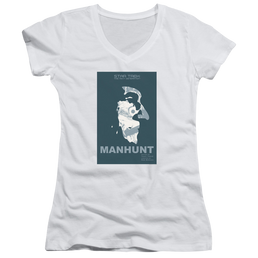Star Trek The Next Generation Tng Season 2 Episode 19 - Juniors V-Neck T-Shirt Juniors V-Neck T-Shirt Star Trek   
