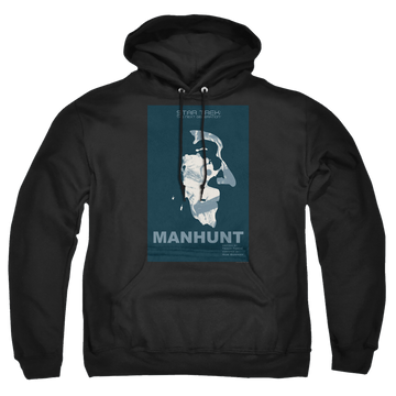 Black pullover hoodie with Star Trek The Next Generation Tng Season 2 Episode 19 graphic