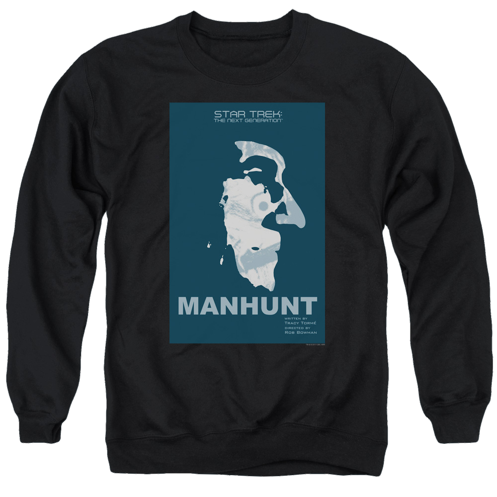 Star Trek The Next Generation Tng S2 Ep19 - Men's Crewneck Sweatshirt Men's Crewneck Sweatshirt Star Trek   