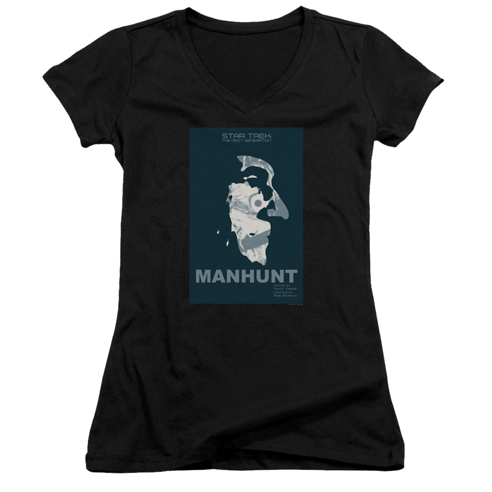 Star Trek The Next Generation Tng Season 2 Episode 19 - Juniors V-Neck T-Shirt Juniors V-Neck T-Shirt Star Trek   