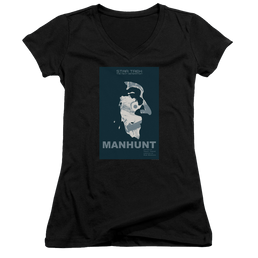 Star Trek The Next Generation Tng Season 2 Episode 19 - Juniors V-Neck T-Shirt Juniors V-Neck T-Shirt Star Trek   