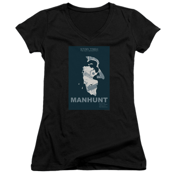 Star Trek The Next Generation Tng Season 2 Episode 19 - Juniors V-Neck T-Shirt Juniors V-Neck T-Shirt Star Trek   