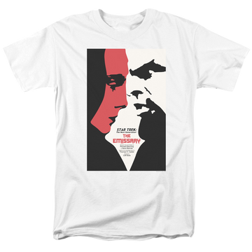 White men's regular fit t-shirt with Star Trek The Next Generation Season 2 Episode 20 graphic