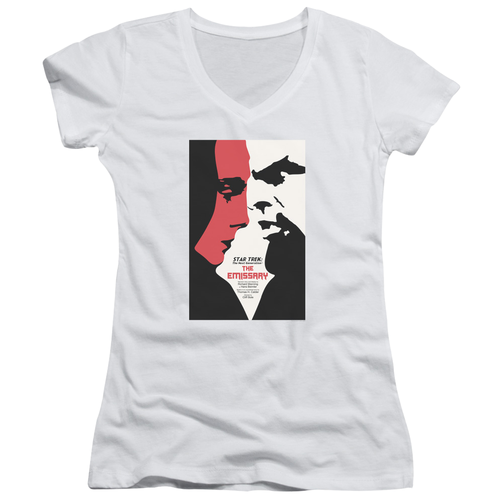 Star Trek The Next Generation Tng Season 2 Episode 20 - Juniors V-Neck T-Shirt Juniors V-Neck T-Shirt Star Trek   