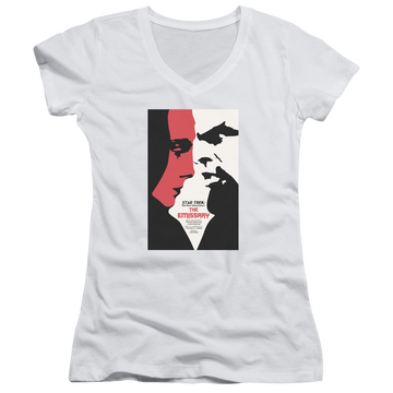 Star Trek The Next Generation Tng Season 2 Episode 20 - Juniors V-Neck T-Shirt Juniors V-Neck T-Shirt Star Trek   