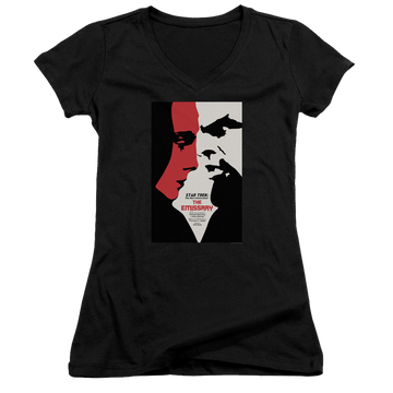 Star Trek The Next Generation Tng Season 2 Episode 20 - Juniors V-Neck T-Shirt Juniors V-Neck T-Shirt Star Trek   