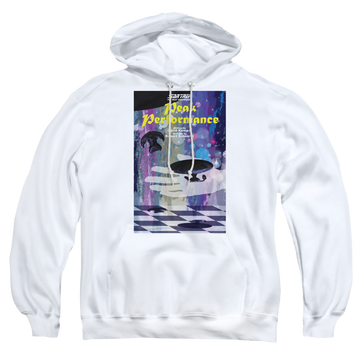 White pullover hoodie with Star Trek The Next Generation Tng Season 2 Episode 21 graphic