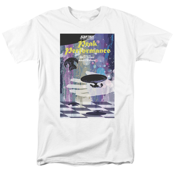White men's regular fit t-shirt with Star Trek The Next Generation Season 2 Episode 21 graphic