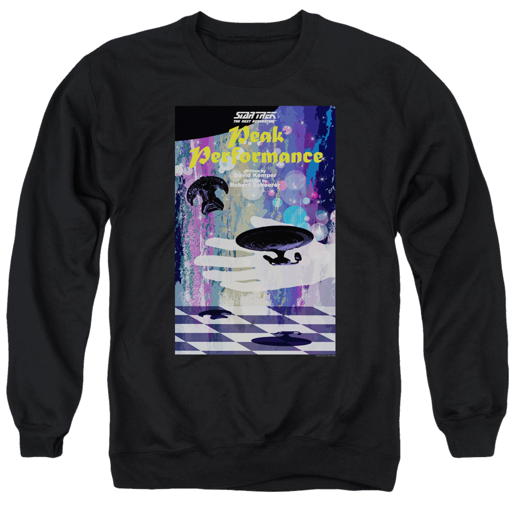 Star Trek The Next Generation Tng S2 Ep21 - Men's Crewneck Sweatshirt Men's Crewneck Sweatshirt Star Trek   