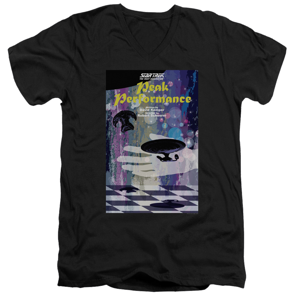 Star Trek The Next Generation Tng Season 2 Episode 21 - Men's V-Neck T-Shirt Men's V-Neck T-Shirt Star Trek   