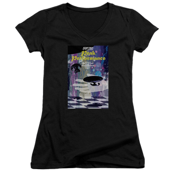 Star Trek The Next Generation Tng Season 2 Episode 21 - Juniors V-Neck T-Shirt Juniors V-Neck T-Shirt Star Trek   
