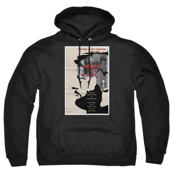 Black pullover hoodie with Star Trek The Next Generation Tng Season 2 Episode 22 graphic