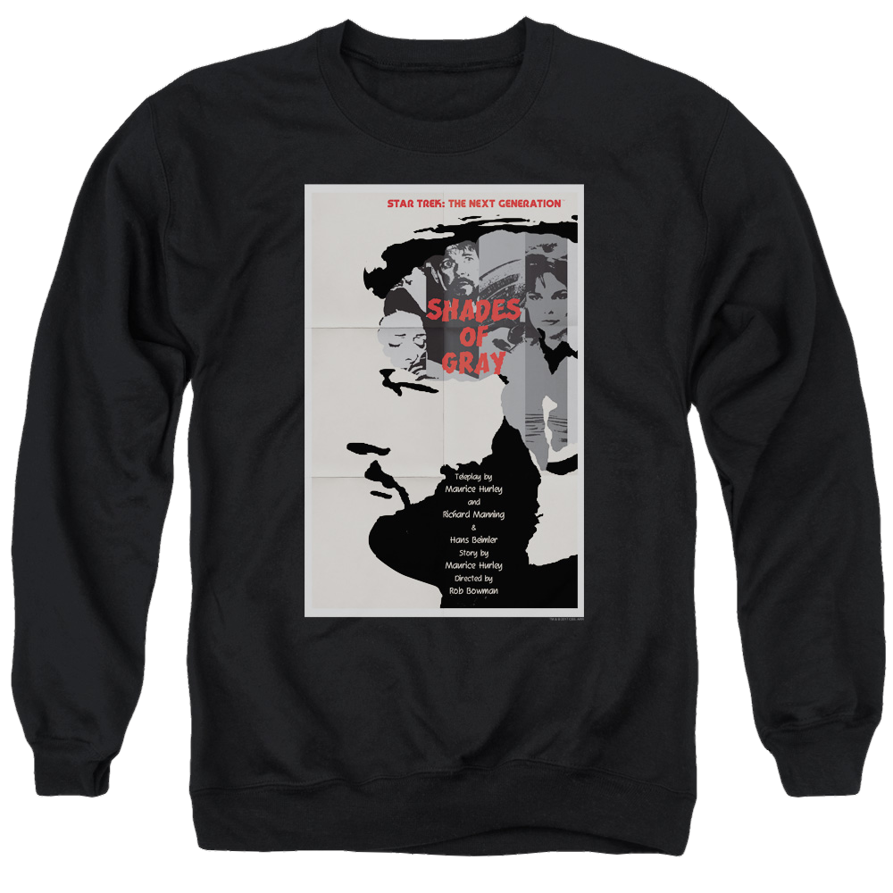 Star Trek The Next Generation Season 2 Episode 22 - Men's Crewneck Men's Crewneck Sweatshirt Star Trek   