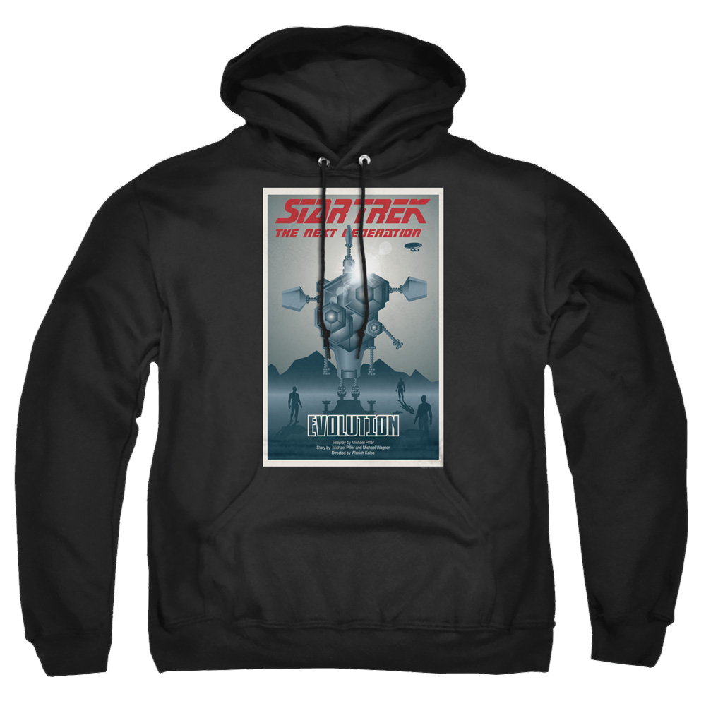 Star Trek The Next Generation Tng Season 3 Episode 1 - Pullover Hoodie Pullover Hoodie Star Trek   