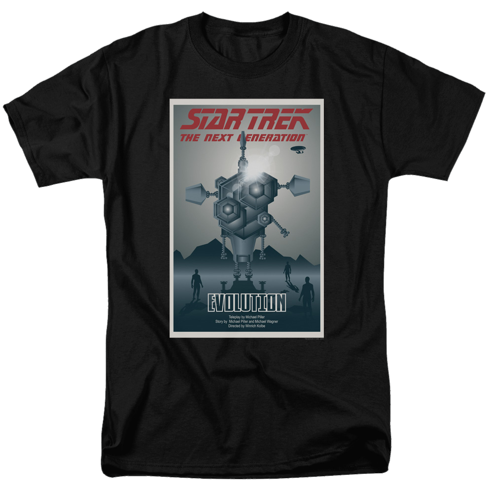Star Trek The Next Generation Tng Season 3 Episode 1 - Men's Regular Fit T-Shirt Men's Regular Fit T-Shirt Star Trek   