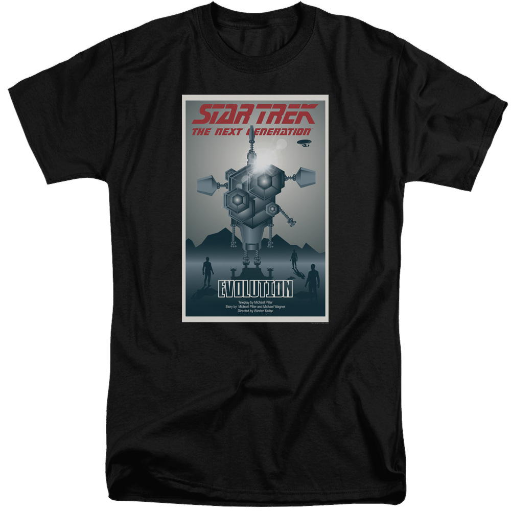 Star Trek The Next Generation Tng Season 3 Episode 1 - Men's Tall Fit T-Shirt Men's Tall Fit T-Shirt Star Trek   