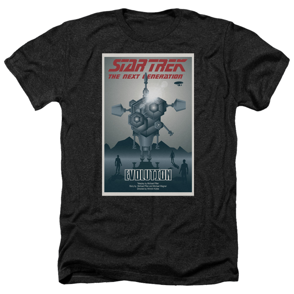 Star Trek The Next Generation Tng Season 3 Episode 1 - Men's Heather T-Shirt Men's Heather T-Shirt Star Trek   