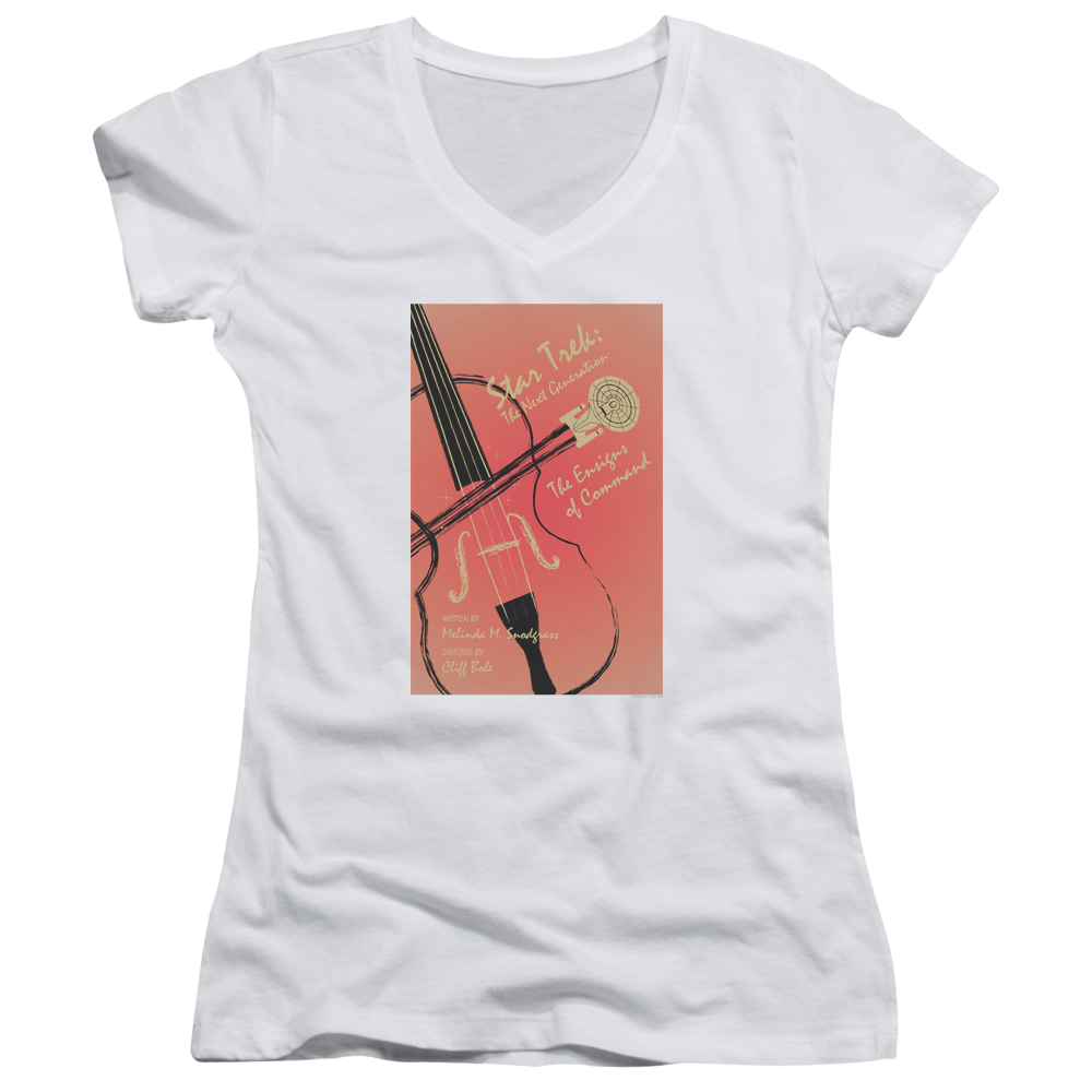 Star Trek The Next Generation Tng Season 3 Episode 2 - Juniors V-Neck T-Shirt Juniors V-Neck T-Shirt Star Trek   