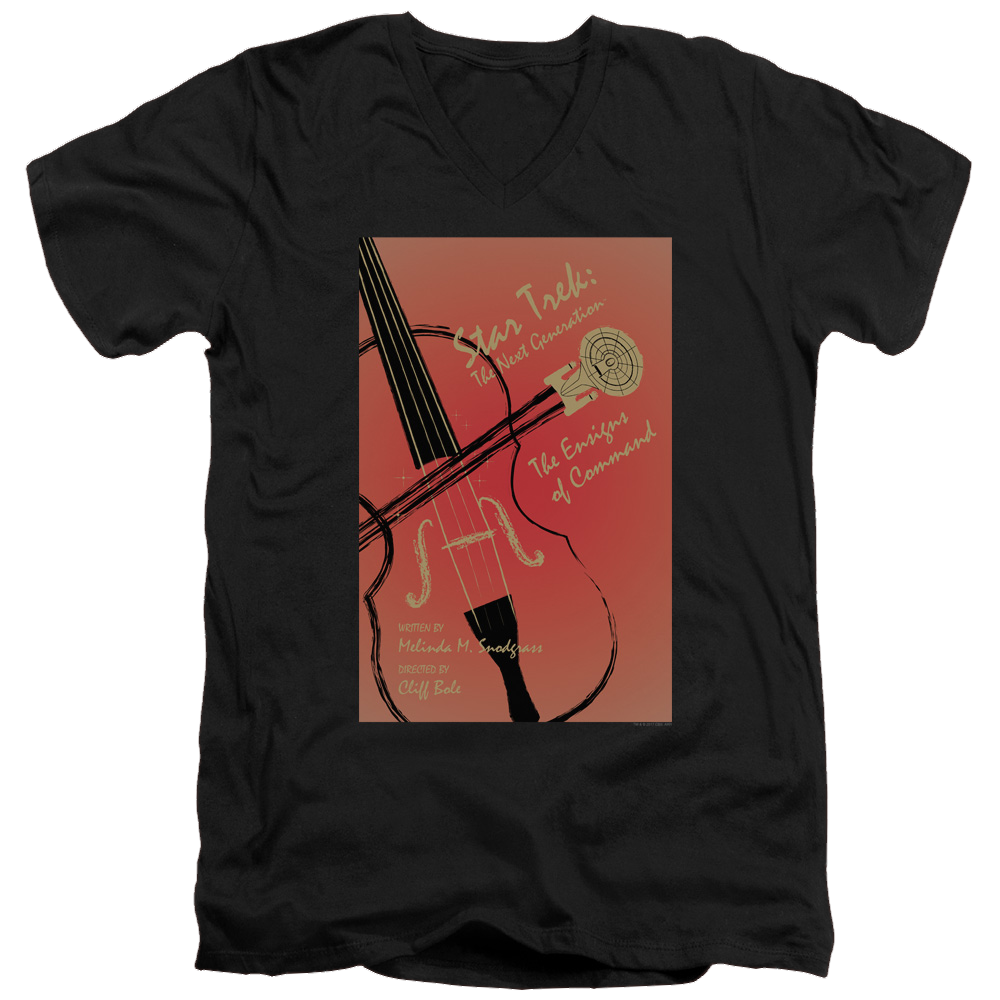 Star Trek The Next Generation Tng Season 3 Episode 2 - Men's V-Neck T-Shirt Men's V-Neck T-Shirt Star Trek   