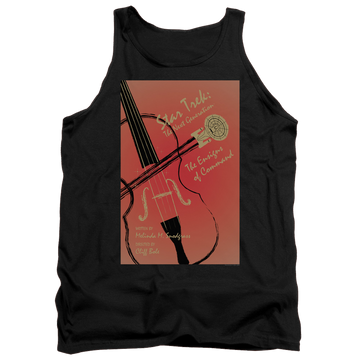 Black men's tank with Star Trek The Next Generation Tng Season 3 Episode 2 graphic