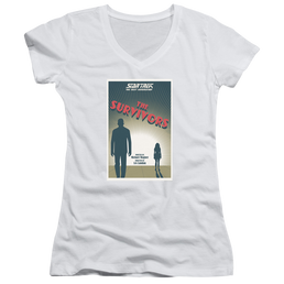 Star Trek The Next Generation Tng Season 3 Episode 3 - Juniors V-Neck T-Shirt Juniors V-Neck T-Shirt Star Trek   