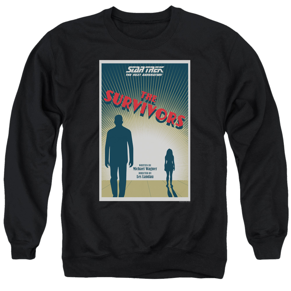 Star Trek The Next Generation Tng S3 Ep3 - Men's Crewneck Sweatshirt Men's Crewneck Sweatshirt Star Trek   