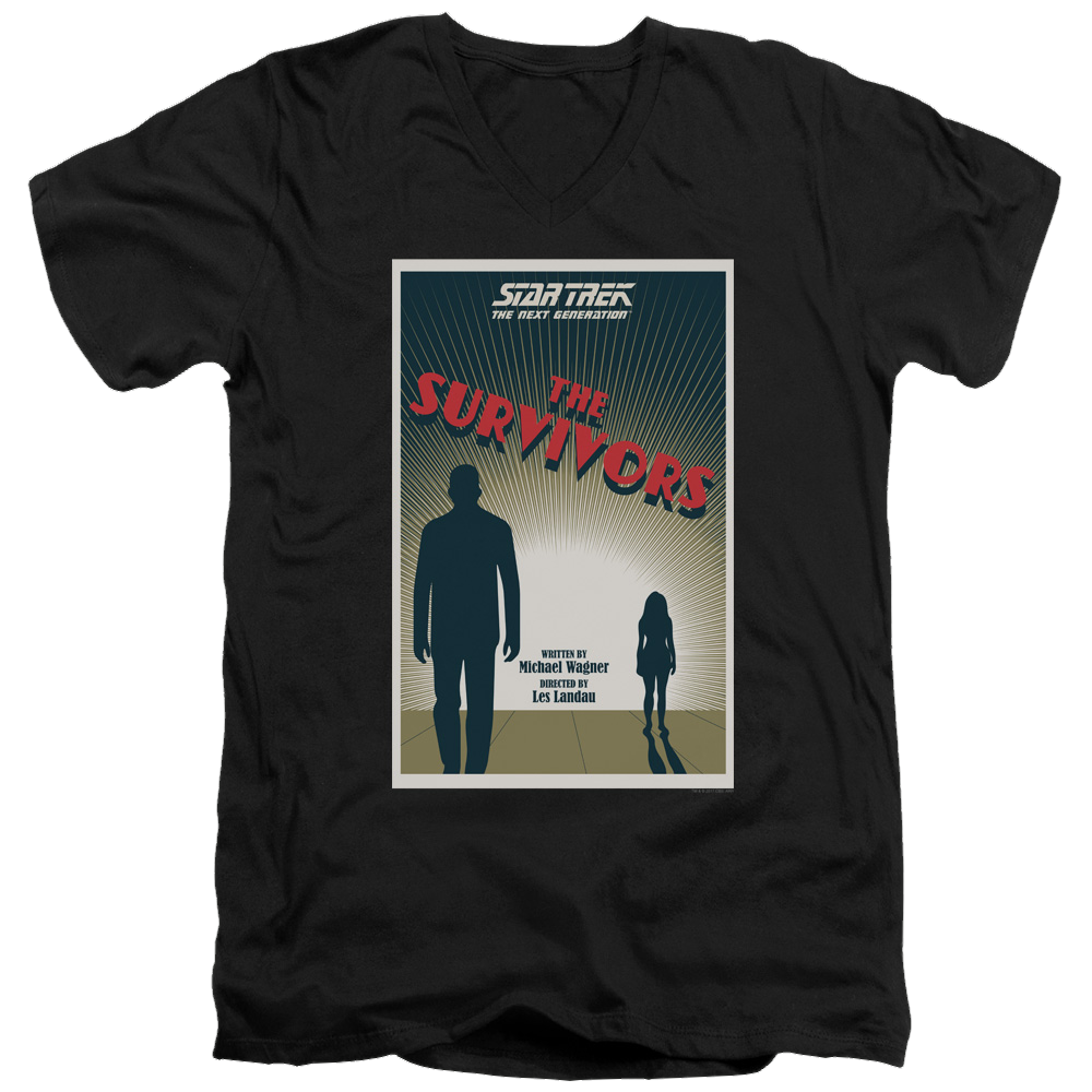 Star Trek The Next Generation Tng Season 3 Episode 3 - Men's V-Neck T-Shirt Men's V-Neck T-Shirt Star Trek   