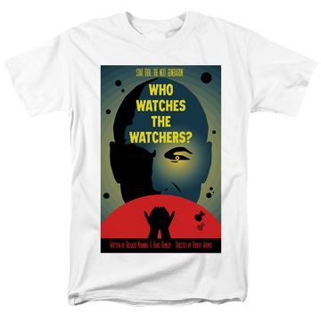 White men's regular fit t-shirt with Star Trek The Next Generation Season 3 Episode 4 graphic