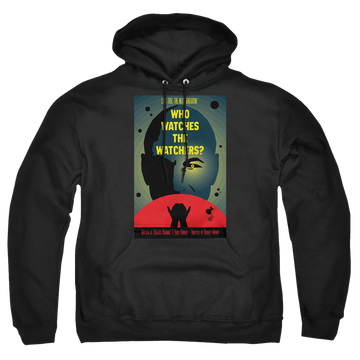 Black pullover hoodie with Star Trek The Next Generation Tng Season 3 Episode 4 graphic
