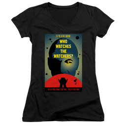 Star Trek The Next Generation Tng Season 3 Episode 4 - Juniors V-Neck T-Shirt Juniors V-Neck T-Shirt Star Trek   