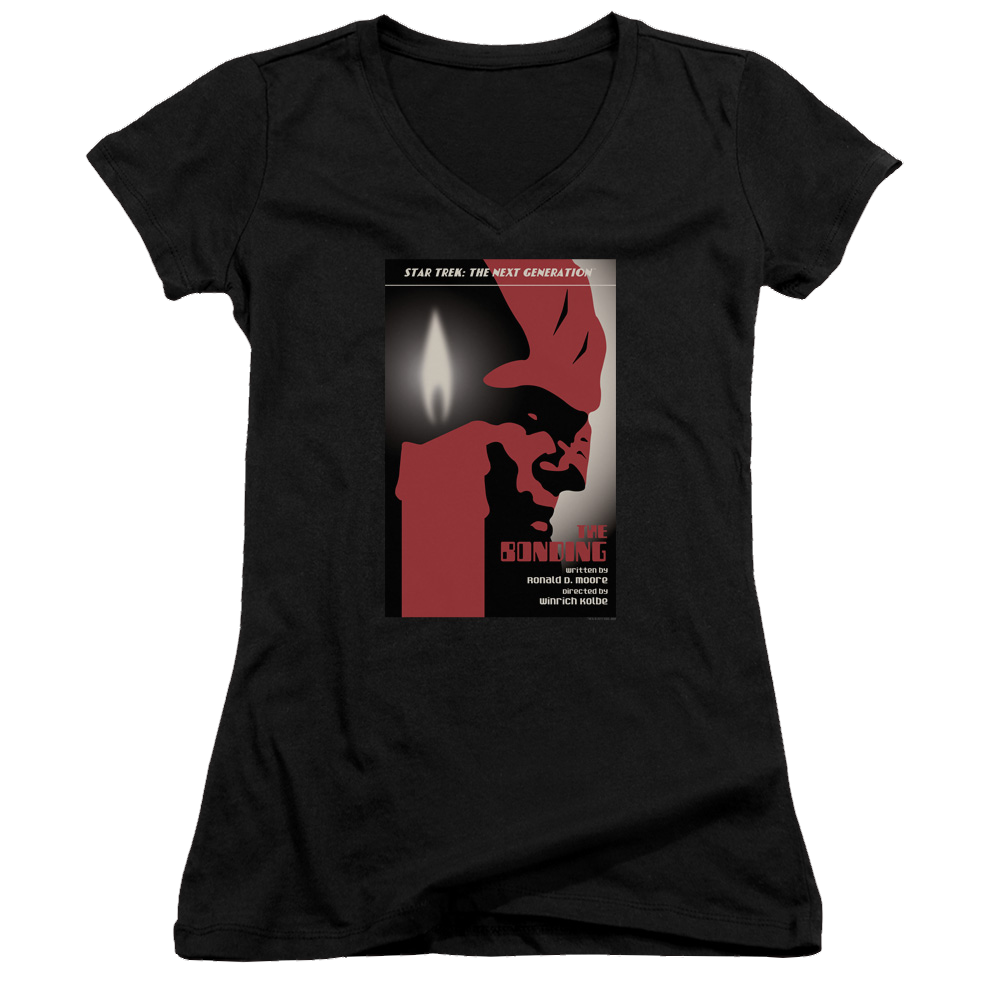 Star Trek The Next Generation Tng Season 3 Episode 5 - Juniors V-Neck T-Shirt Juniors V-Neck T-Shirt Star Trek   