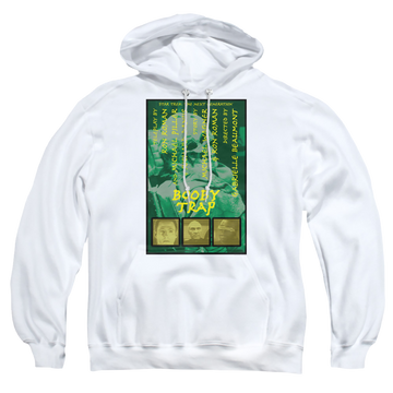 White pullover hoodie with Star Trek The Next Generation Tng Season 3 Episode 6 graphic