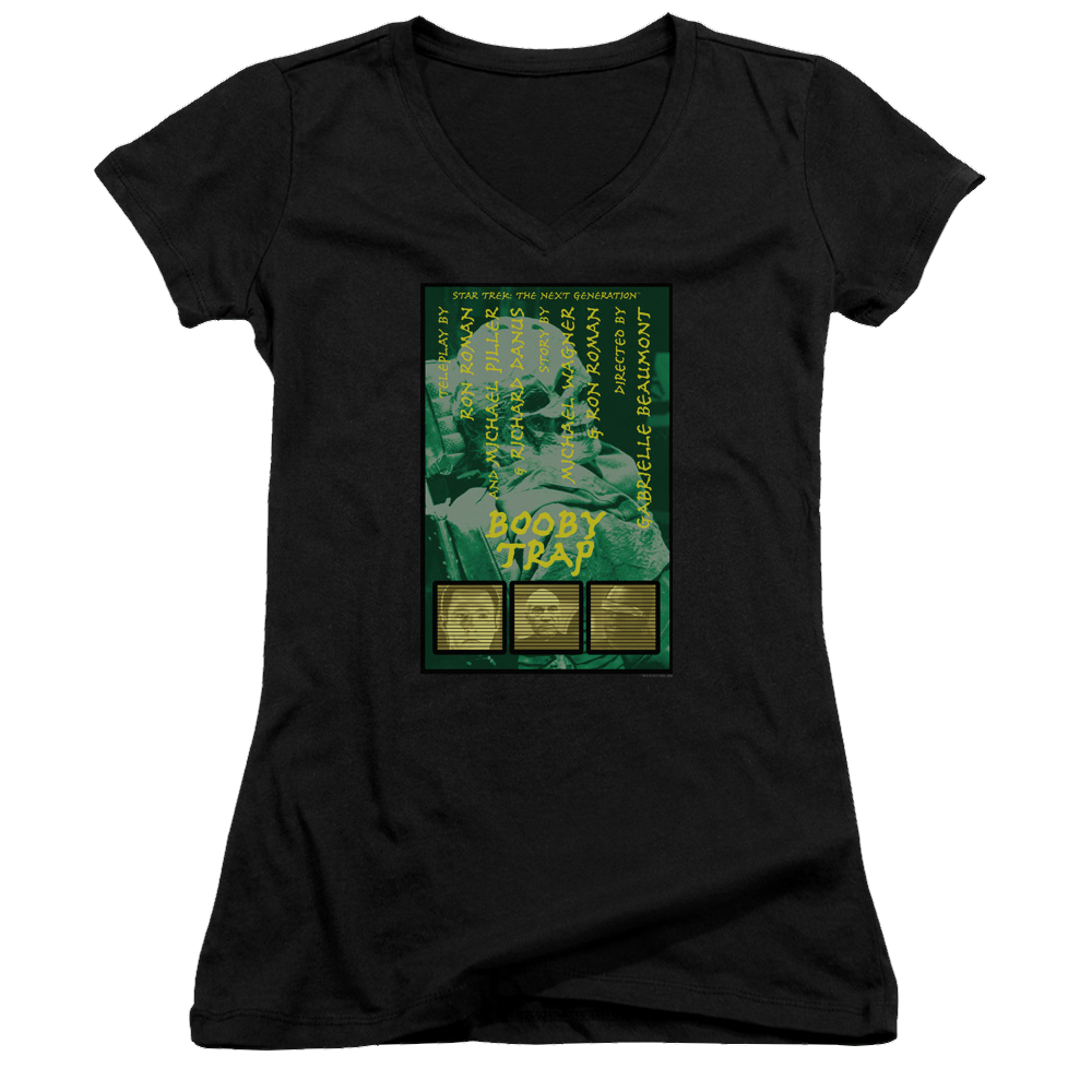 Star Trek The Next Generation Tng Season 3 Episode 6 - Juniors V-Neck T-Shirt Juniors V-Neck T-Shirt Star Trek   