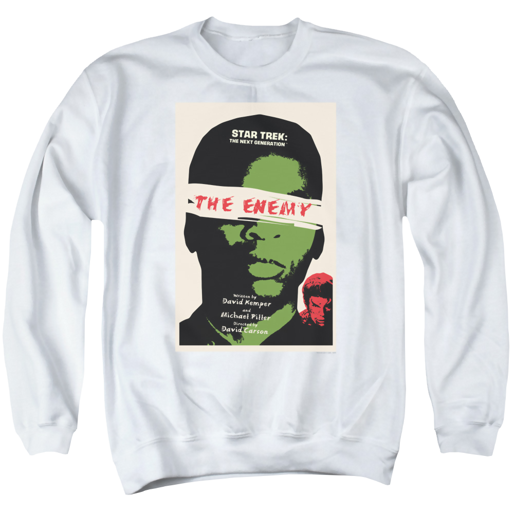Star Trek The Next Generation Tng S3 Ep7 - Men's Crewneck Sweatshirt Men's Crewneck Sweatshirt Star Trek   