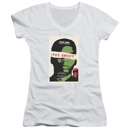Star Trek The Next Generation Tng Season 3 Episode 7 - Juniors V-Neck T-Shirt Juniors V-Neck T-Shirt Star Trek   