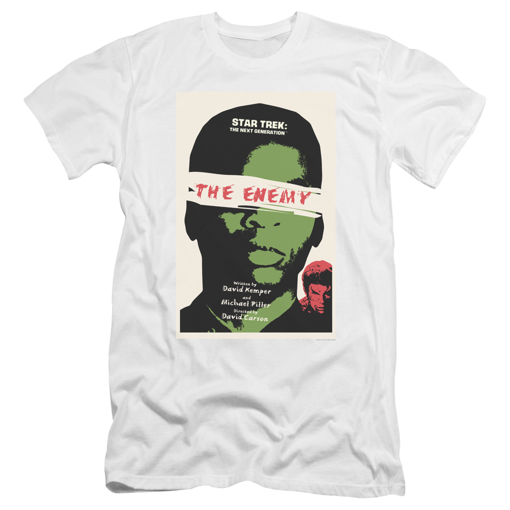 Star Trek The Next Generation Tng Season 3 Episode 7 - Men's Premium Slim Fit T-Shirt Men's Premium Slim Fit T-Shirt Star Trek   