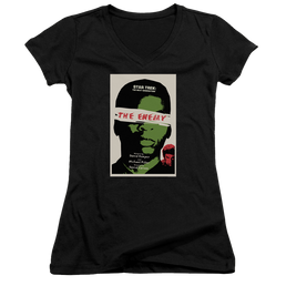Star Trek The Next Generation Tng Season 3 Episode 7 - Juniors V-Neck T-Shirt Juniors V-Neck T-Shirt Star Trek   