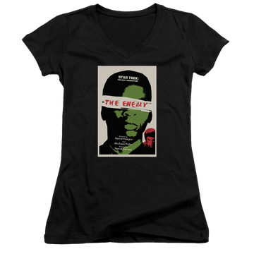 Star Trek The Next Generation Tng Season 3 Episode 7 - Juniors V-Neck T-Shirt Juniors V-Neck T-Shirt Star Trek   