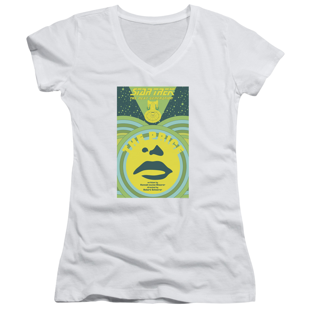 Star Trek The Next Generation Tng Season 3 Episode 8 - Juniors V-Neck T-Shirt Juniors V-Neck T-Shirt Star Trek   