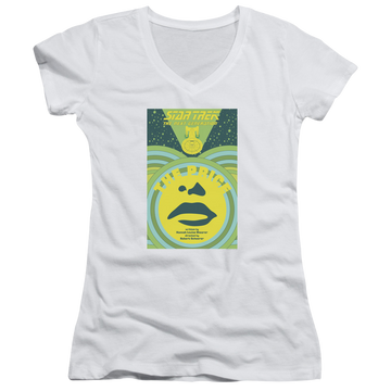 Star Trek The Next Generation Tng Season 3 Episode 8 - Juniors V-Neck T-Shirt Juniors V-Neck T-Shirt Star Trek   