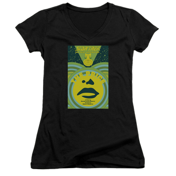 Star Trek The Next Generation Tng Season 3 Episode 8 - Juniors V-Neck T-Shirt Juniors V-Neck T-Shirt Star Trek   