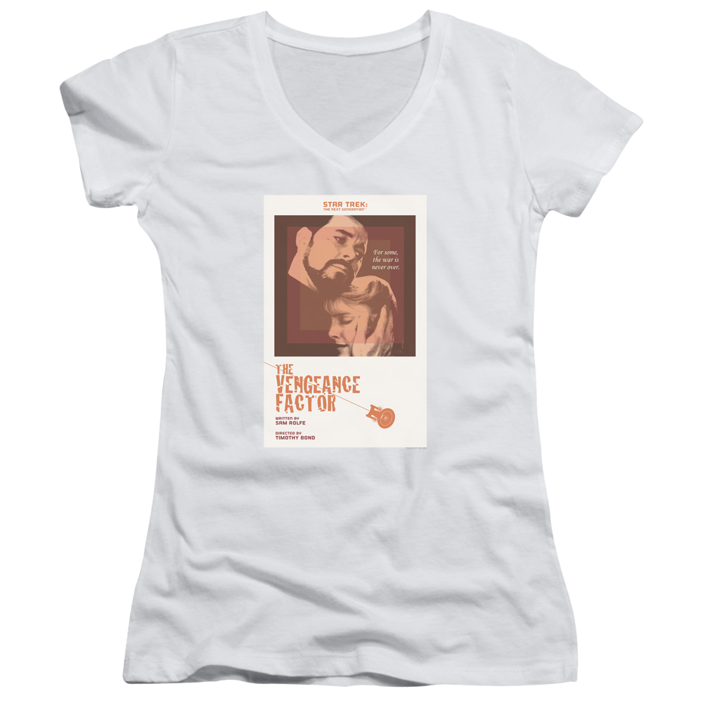 Star Trek The Next Generation Tng Season 3 Episode 9 - Juniors V-Neck T-Shirt Juniors V-Neck T-Shirt Star Trek   