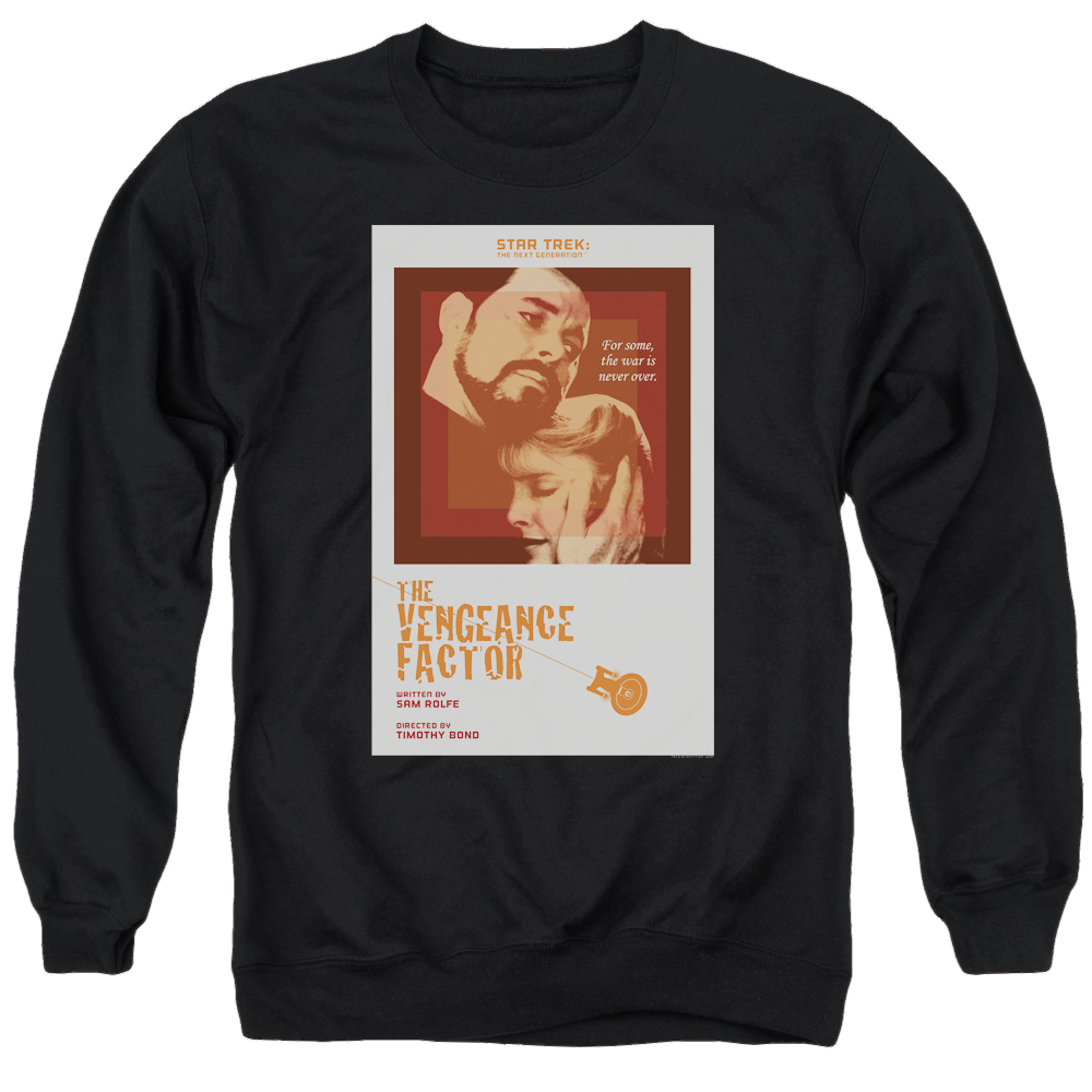 Star Trek The Next Generation Tng S3 Ep9 - Men's Crewneck Sweatshirt Men's Crewneck Sweatshirt Star Trek   
