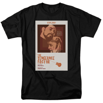 Black men's regular fit t-shirt with Star Trek The Next Generation Tng Season 3 Episode 9 graphic